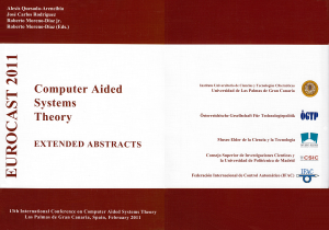 Computer Aided Systems Theory Eurocast 2011 Extended Abstracts: Problems and Games as Models for AI-Systems 13th International Conference Las Palmas de Gran Canaria Spain 6-11 February 2011