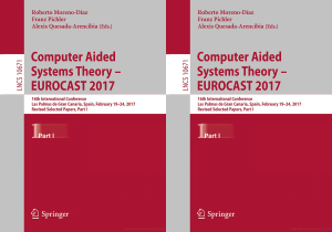 Eurocast 2017 Computer Aided Systems Theory