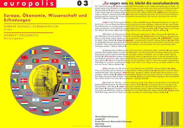 Europolis 03: Europa, Ökonomie, Wissenschaft und Erfindungen