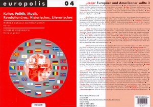 Europolis 04: Kultur, Politik, Musik, Revolutionäres, Historisches, Literarisches