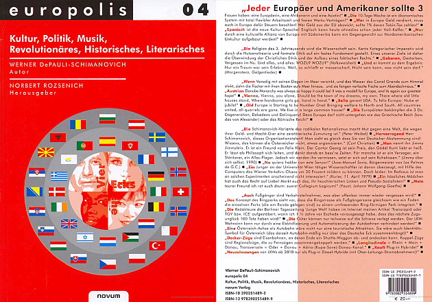 Europolis 04: Kultur, Politik, Musik, Revolutionäres, Historisches, Literarisches