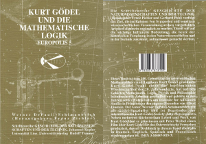Europolis 05: Kurt Gödel und die mathematische Logik